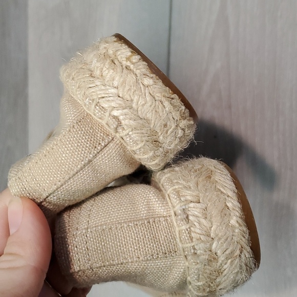 Anthropologie Soludos Womens Canvas Espadrille Loafer Slip on shoes sz 8.5 - Picture 6 of 12